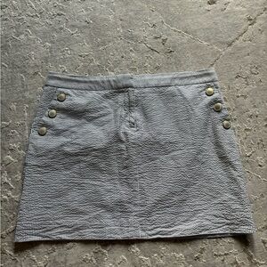 J.Crew Seersucker Mini Skirt